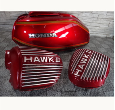 Honda CB400T CB250T Candy Red Exterior Set Fuel Tank & Side Covers