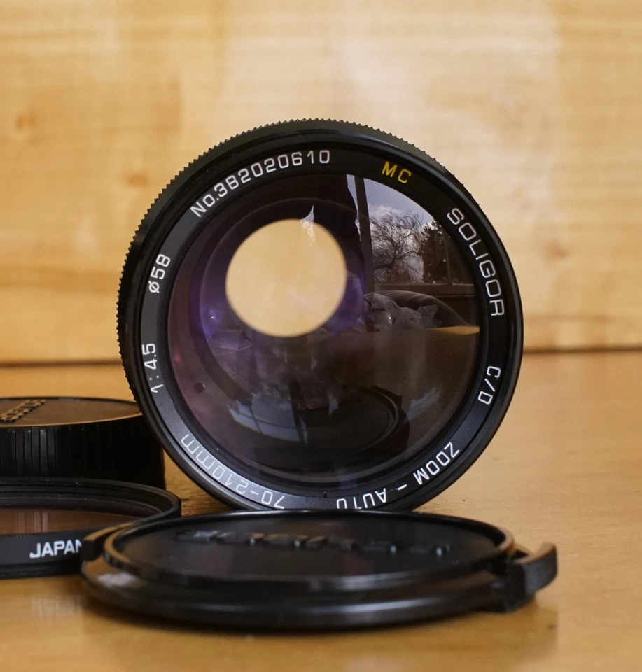 Soligor MC 70-210mm F4.5 Constant aperture Zoom Lens Olympus OM Mount Exclnt - Image 2 of 4