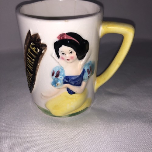 VIntage ENESCO WALT DISNEY PRODUCTIONS SNOW WHITE Ceramic Mug - Picture 6 of 8