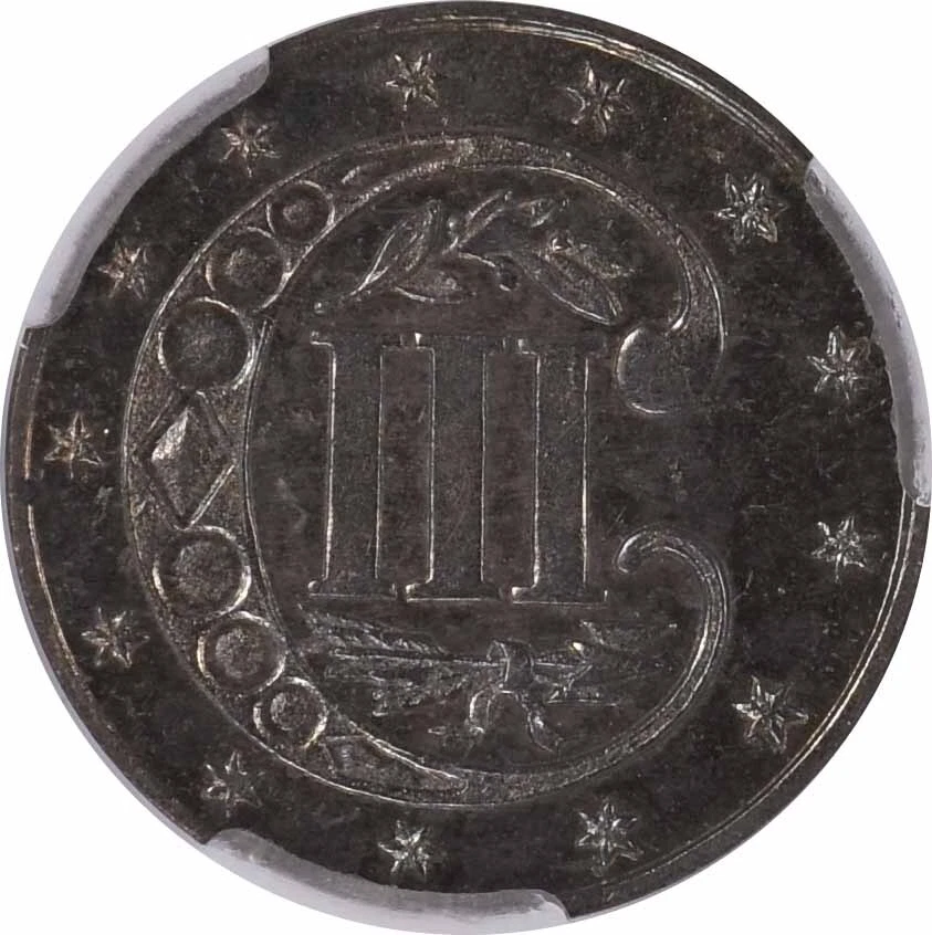 1867 Three Cent Silver PF64 CACG - Image 4 of 4