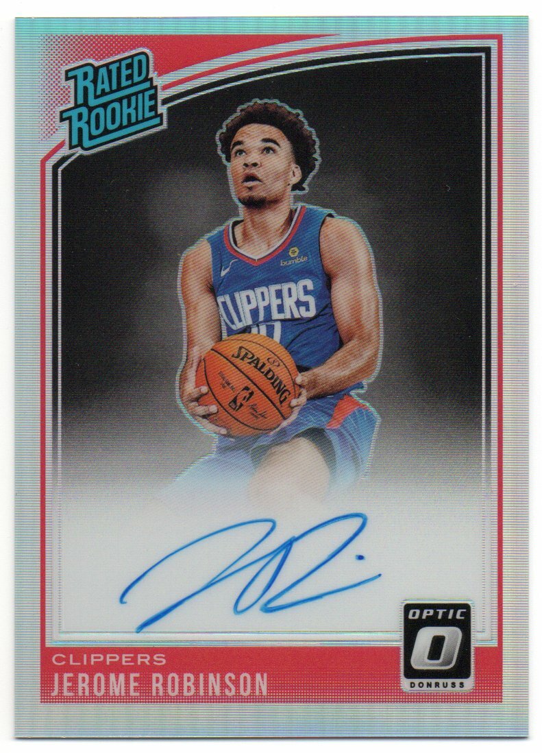 2018-19 Donruss Optic Rated Rookies Signatures Holo Refractors RC