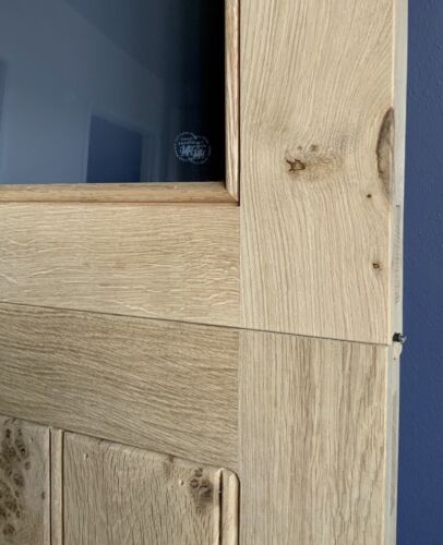Exterior Double Glazed Front Door Solid Rustic Oak Stable Door Cottage 33”X78” - Picture 4 of 12
