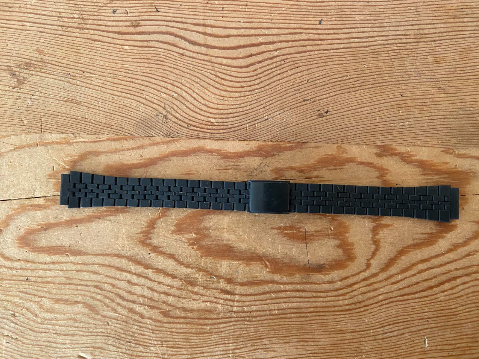 New - Black steel CHAIN for watch CADENA de acero negro para reloj - 12 mm