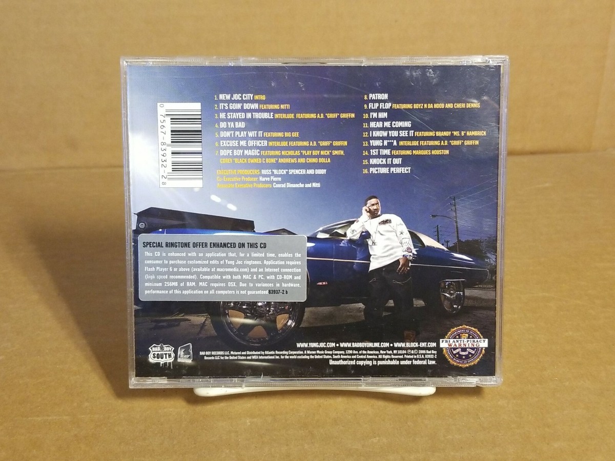 New Joc City [Clean] [Edited] by Yung Joc (CD, Jun-2006, Bad Boy