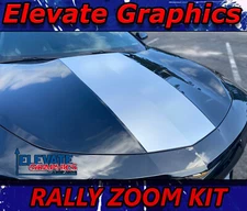 Fits Chevy Camaro Hood Rally Zoom Stripes 3M Graphics Vinyl Decals 2010-2018