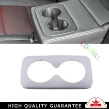 Rear Water Cup Holder Panel Trim For Chevrolet Blazer 2019-2021 Silver Titanium 