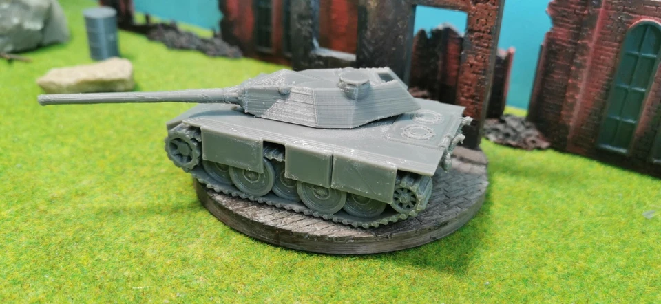 E-79 " Zecke " Aka Panther III Prototipo Carro Armato Kit Wehrmacht Modell 1:87 - Immagine 4 di 4