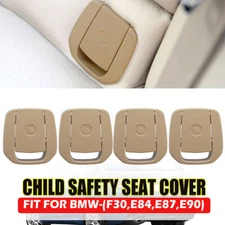 4* Beige Rear Child Seat Anchor Cover For BMW 1/3 Series X1 E84 E87 E90 F30 F35