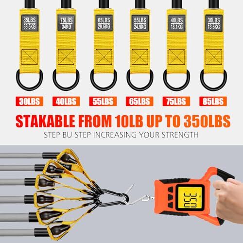 Resistance Bands FEGSY Set For Exercise, Stretching, And Workout