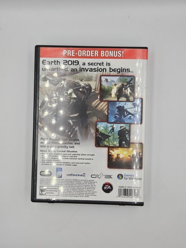 Crysis PC 2007 Pre-order Bonus w/ Art CD-- POSTER NOT INCL. - Picture 2 of 4