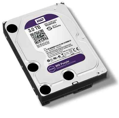 Western Digital Purple WD30PURX 3TB 64MB SATA 6.0Gb/s 3.5'' HD hard drive DVR CTV