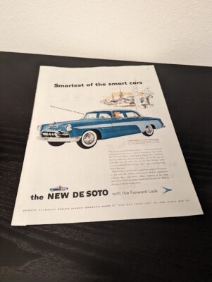 1955 the New Desota with the Forward Look Ad 13.5'' x 10.5'' VGC