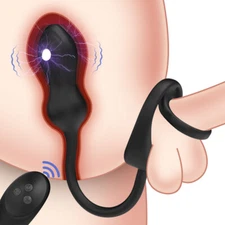 Men-Electric-Penis-Enlarger-Stretcher Sleeve-E-Stim Penis-Extender-Enhancer Ring