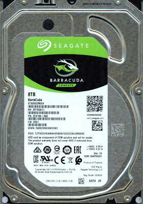 ST8000DM004, 2CX188-568, 0001, TK, ZR10, SEAGATE 8TB APR 20121 | eBay