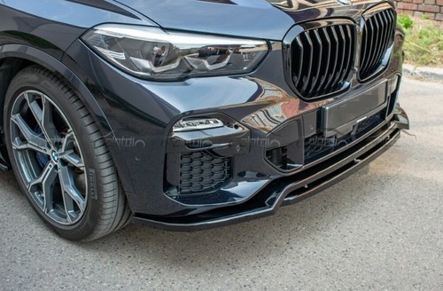 For BMW X5 G05 M Sport 2019UP Carbon Fiber Front Bumper Lip Spoiler Splitters - Bild 12 von 14