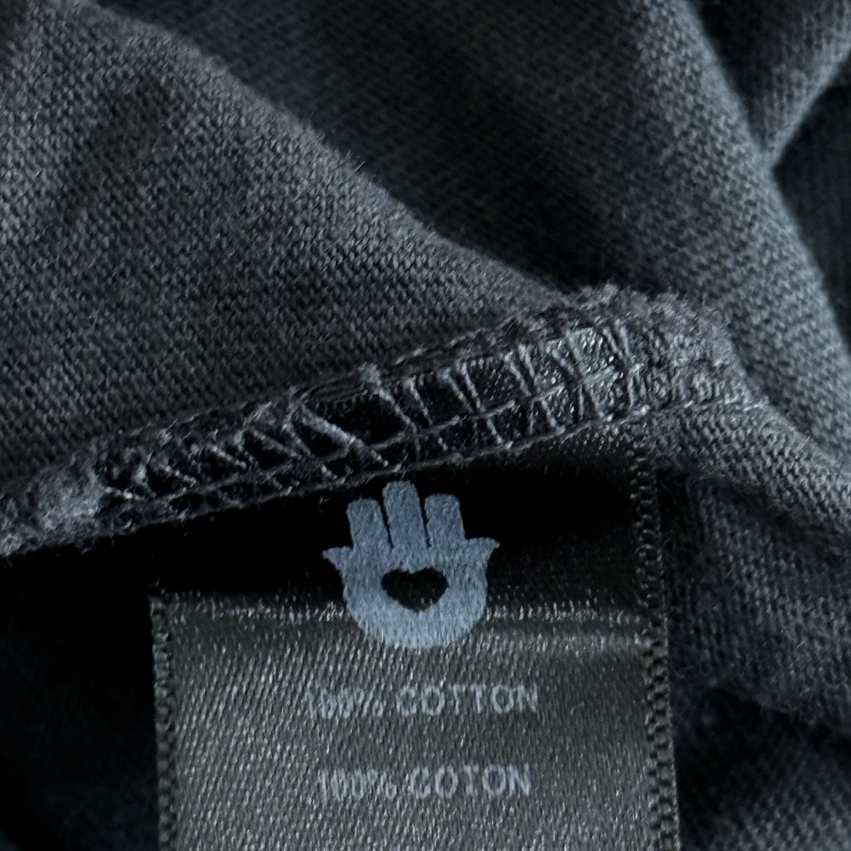 Camiseta SPIRITUAL GANGSTER SG Monograma XXL Manga Corta De Colección Negra Nueva con Etiquetas B39 Foto 4 de 4