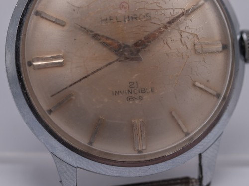 1960s - Helbros Invincible Men's 33mm 21j Watch Seiko 6600 (Master Time M-113) - Picture 3 of 14