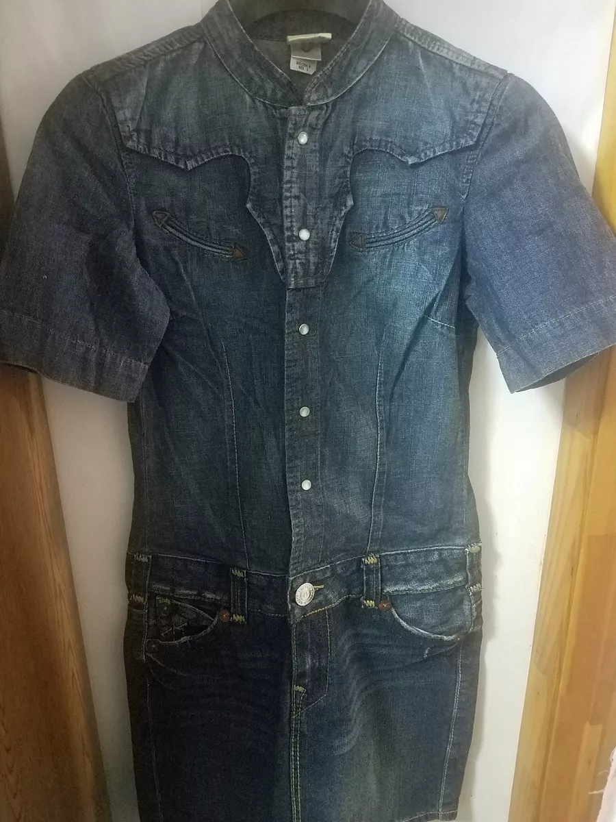 True religion store denim dress