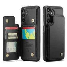 For Samsung Galaxy A16 Wallet Case with Card Holder for Women Men RFID Blocking