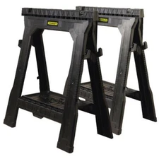 Stanley 31 in. Folding Sawhorse (2-Pack)