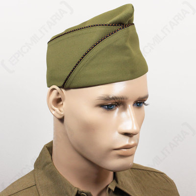 WW2 US PX TYPE GARRISON CAP - TANK DESTROYER - Repro Military Army USA American