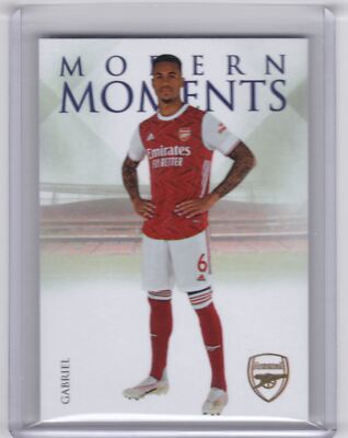 2021 Futera Unique Live Arsenal Moments Blue #16 Gabriel 4/5