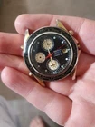 Seiko Watch World Time Sports 150 Black Dial Quartz 5T52 6A41 Vintage FAULTY