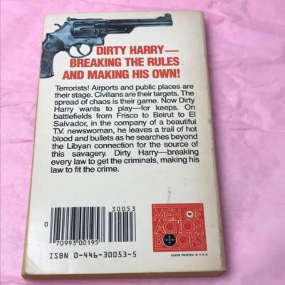 Dirty Harry #10 Blood of the Strangers Dane Hartman 1982 First