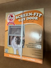 Ideal Pet Products Screen Fit Pet Door Medium White 0.44"x10.63"x 12.63" Sealed