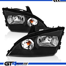 2005 2006 2007 Ford Focus Black Oe Replacement Head Headlights Leftright Pair