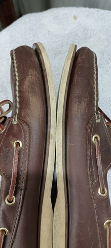 articolo e1006 scarpe uomo timberland numero 43 mocassini pelle marrone , legge - Foto 8 di 15
