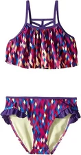 Appaman Kids Baby Girl's 182989 Hermosa Bikini Set Swimwear Eventide Size 7