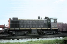 Grand Trunk Western Alco S4 8203 Elsdon Yard in Chicago, July 1964 5 x 7 Photo