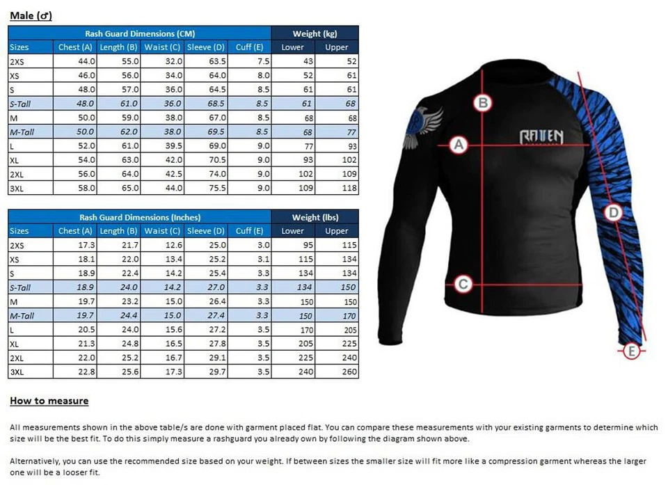 Raven Fightwear Men's Nordic 3.0 BJJ Rash Guard MMA Black/Blue  - Image 3 of 3
