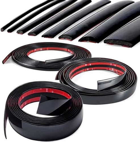 16Ft Glossy Black Automotive Car Exterior and Interior Molding Trim Universal... - Picture 2 of 10