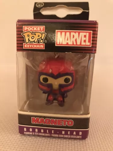 Funko Magneto Pocket Pop! Bobble-head Keychain Figure Marvel NEW BOXED