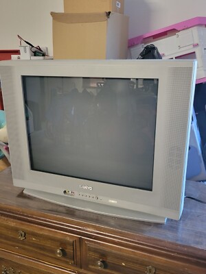 Sanyo 24  CRT TV Retro Gaming Video Game Flat Screen DS24425 W/O Remote Vintage