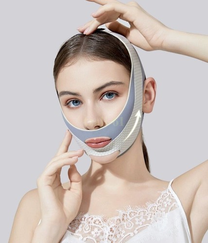 V-line Face Chin Cheek Lift Up Slimming Slim Mask Anti Wrinkle Belt Strap Band - Picture 5 of 12