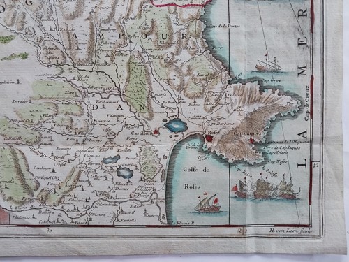 DESNOS Carte 1790 Départ Pyrénées Orientales Languedoc & Catalogne Espagne Spain - Bild 19 von 23