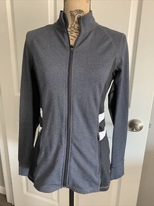 mondetta pleat back zip jacket