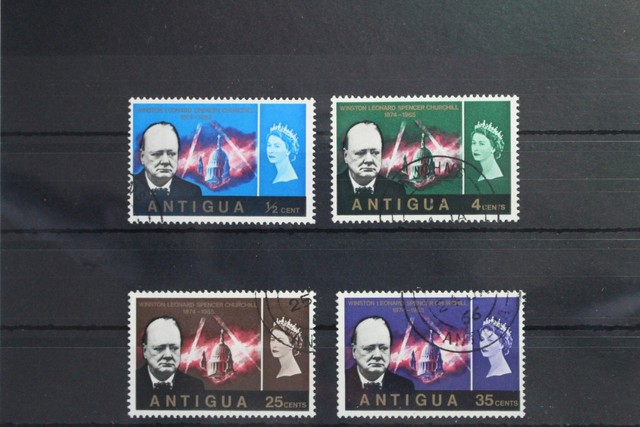 Antigua e Barbuda 146-149 timbrato #UW171 Antigua e Barbuda 146-149 timbrato #UW171
