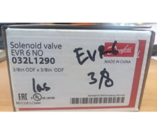 1PC- Danfoss 032L1290 Solenoid valve, EVR 6, Solder, ODF, 3/8 in- Brand New