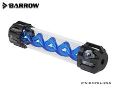 Barrow T-VIRUS Aluminum  Acrylic Double Helix Reservoir 255mm CMYKL-255 BLUE