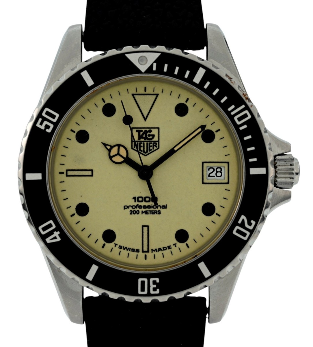 Tag Heuer 37mm Men's Luminous Dial Professional 1000 Series Watch