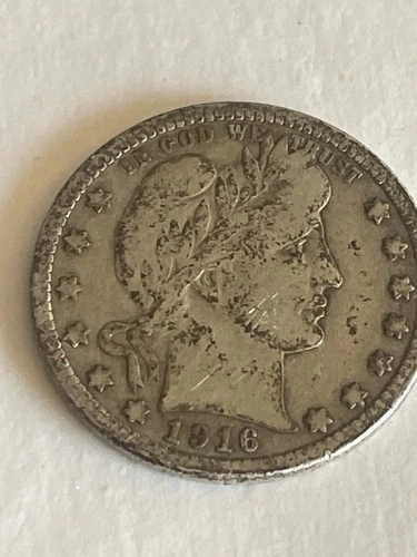 1916-D 25C Barber Quarter