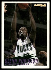 1994-95 Fleer #320 Glenn Robinson Rookie RC Milwaukee Bucks basketball card. rookie card picture