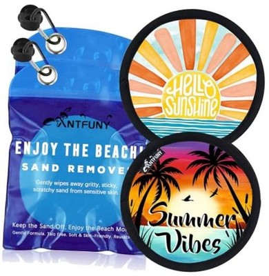 Sunshine Summer Sand Rremover for Beach Eraser - 2 Pack