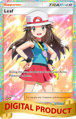 pokemon tcg leaf card Leaf (Mythical Island #82/86, 2-Stars)