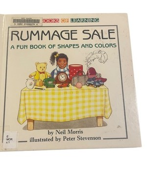 Rummage Sale Neil Morris 1990 Illustrated Children's Shapes Colors