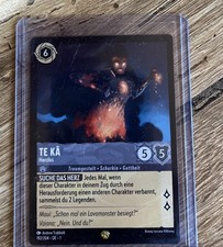 TCG Disney Lorcana Te Ka Herzlos 192/204 Legendär DE Das Erste Kapitel